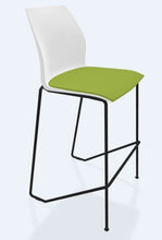 Cargar imagen en el visor de la galería, Banco KALEA Alto tipo Trineo ASIENTO TAPIZADO