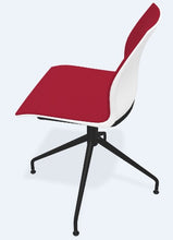 Cargar imagen en el visor de la galería, Silla KALEA base Spider ASIENTO Y RESPALDO TAPIZADO