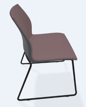 Cargar imagen en el visor de la galería, Silla KALEA base Trineo ASIENTO Y RESPALDO TAPIZADO