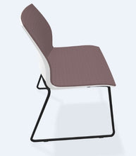 Cargar imagen en el visor de la galería, Silla KALEA base Trineo ASIENTO Y RESPALDO TAPIZADO
