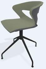 Cargar imagen en el visor de la galería, Silla KICCA Spider ASIENTO Y RESPALDO TAPIZADO