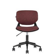 Cargar imagen en el visor de la galería, Silla VELA con Rodajas Asiento y Respaldo Tapizado.