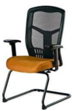 Cargar imagen en el visor de la galería, Sillón RE-1955 Visitante en Malla Base Negro