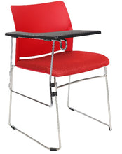 Cargar imagen en el visor de la galería, Silla ALPHA con paleta asiento tapizado y respaldo en polipropileno