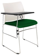 Cargar imagen en el visor de la galería, Silla ALPHA con paleta asiento tapizado y respaldo en polipropileno