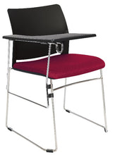 Cargar imagen en el visor de la galería, Silla ALPHA con paleta asiento tapizado y respaldo en polipropileno
