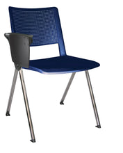 Cargar imagen en el visor de la galería, Silla REVOLUTION con paleta en polipropileno base cromada