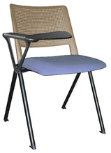Cargar imagen en el visor de la galería, Silla REVOLUTION con paleta asiento tapizado y respaldo en polipropileno base pintada