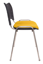 Cargar imagen en el visor de la galería, Silla INNOVA Asiento Tapizado y Respaldo En Polipropileno. Cromada
