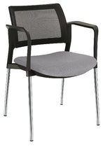 Cargar imagen en el visor de la galería, Silla KYOS estructura cromada y Malla