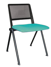 Cargar imagen en el visor de la galería, Silla REVOLUTION Asiento Tapizado y Respaldo En Polipropileno Base Pintada