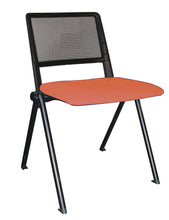 Cargar imagen en el visor de la galería, Silla REVOLUTION Asiento Tapizado y Respaldo En Polipropileno Base Pintada