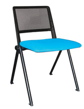 Cargar imagen en el visor de la galería, Silla REVOLUTION Asiento Tapizado y Respaldo En Polipropileno Base Pintada