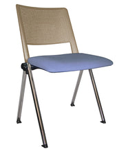 Cargar imagen en el visor de la galería, Silla REVOLUTION Asiento Tapizado y Respaldo En Polipropileno Base Cromada