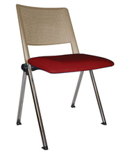 Cargar imagen en el visor de la galería, Silla REVOLUTION Asiento Tapizado y Respaldo En Polipropileno Base Cromada
