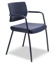 Cargar imagen en el visor de la galería, Silla COOL RE-781P 4 Puntos Respaldo y Asiento Tapizada en Piel