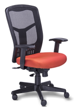 Cargar imagen en el visor de la galería, Sillón RE-1951 Ejecutivo en Malla s/n Cabecera Tapizado en Tela