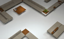 Cargar imagen en el visor de la galería, Banca Sillón RE-2003BR ESENCIA 3 Plazas con Brazos