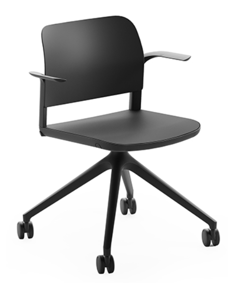 Silla Ciao con brazos y ruedas