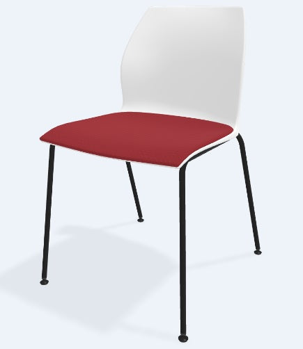 Silla KALEA 4 patas ASIENTO TAPIZADO