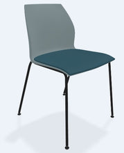 Cargar imagen en el visor de la galería, Silla KALEA 4 patas ASIENTO TAPIZADO
