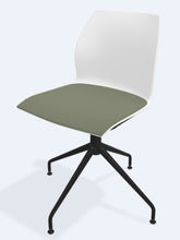 Cargar imagen en el visor de la galería, Silla KALEA base Spider ASIENTO TAPIZADO
