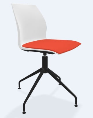 Silla KALEA base Spider ASIENTO TAPIZADO