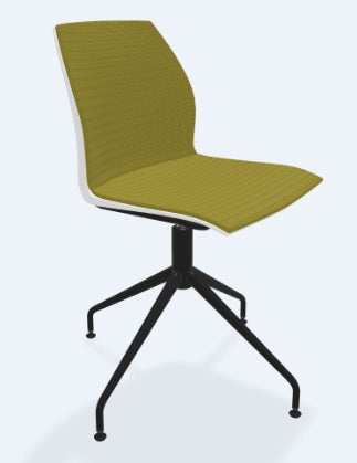 Silla KALEA base Spider ASIENTO Y RESPALDO TAPIZADO