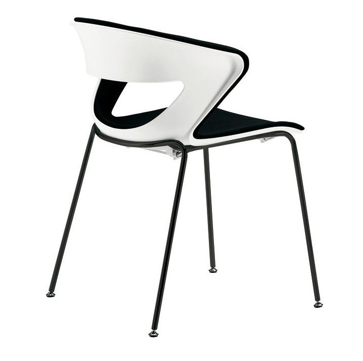 Silla KICCA 4 patas ASIENTO Y RESPALDO TAPIZADO