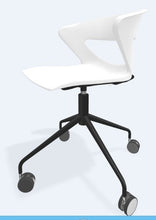 Cargar imagen en el visor de la galería, Silla KICCA con rodajas
