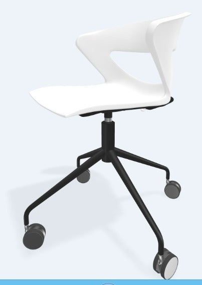 Silla KICCA con rodajas