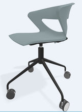 Cargar imagen en el visor de la galería, Silla KICCA con rodajas
