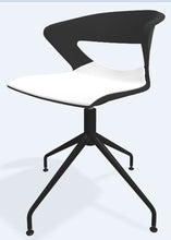 Cargar imagen en el visor de la galería, Silla KICCA Spider ASIENTO TAPIZADO
