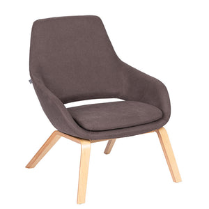 Sillón Aura base de madera