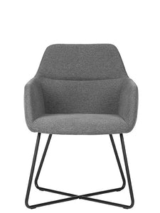 Silla CITY base en trineo negro