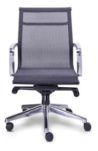 Cargar imagen en el visor de la galería, Sillón RE-1761 Retro Respaldo Bajo (Tapizada en Red Negra).
