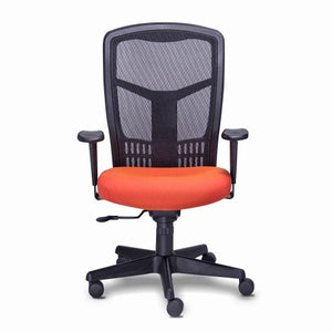 Sillón RE-1951 Ejecutivo en Malla  s/n Cabecera Tapizado en Tela