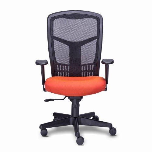 Sillón RE-1951 Ejecutivo en Malla  s/n Cabecera Tapizado en Tela