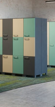 Cargar imagen en el visor de la galería, Locker 3 Puertas Melamina
