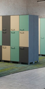 Locker 3 Puertas Melamina