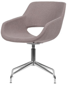 Silla FLOK Base fija de Aluminio
