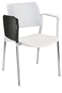 Silla KYOS POLIPROPILENO con paleta base cromada
