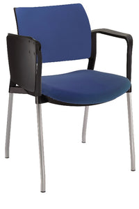 Silla KYOS TAPIZADA con paleta base pintada