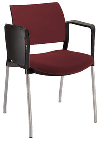 Silla KYOS TAPIZADA con paleta base pintada