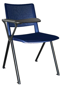 Silla REVOLUTION con paleta en polipropileno base pintada