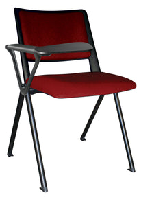 Silla REVOLUTION TAPIZADA con paleta, base pintada