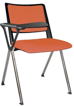 Cargar imagen en el visor de la galería, Silla REVOLUTION TAPIZADA con paleta, base cromada
