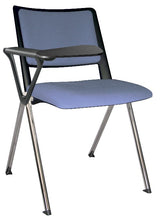 Cargar imagen en el visor de la galería, Silla REVOLUTION TAPIZADA con paleta, base cromada
