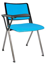 Cargar imagen en el visor de la galería, Silla REVOLUTION TAPIZADA con paleta, base cromada
