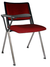 Cargar imagen en el visor de la galería, Silla REVOLUTION TAPIZADA con paleta, base cromada
